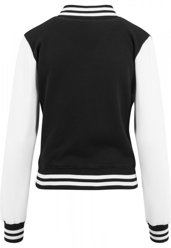 Ladies 2-tone College Sweatjacket