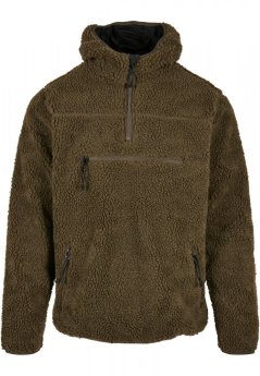 Sweter męski Brandit typu Worker Teddyfleece - oliwkowy