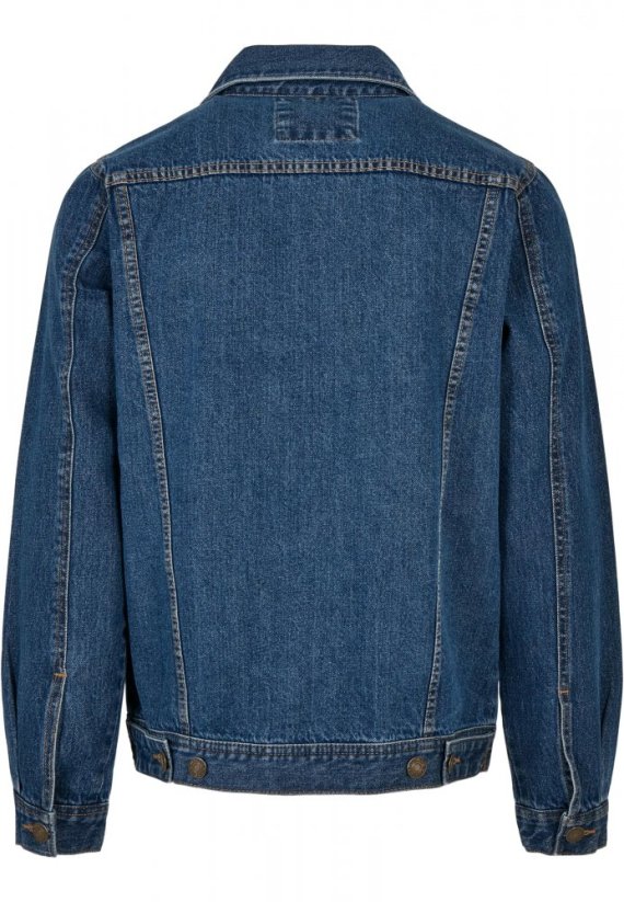 Pánska denim bunda Organic Basic - modrá