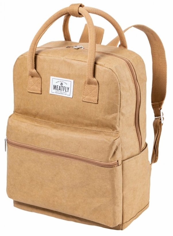 Hnedý batoh Meatfly Cheery Paper 18l