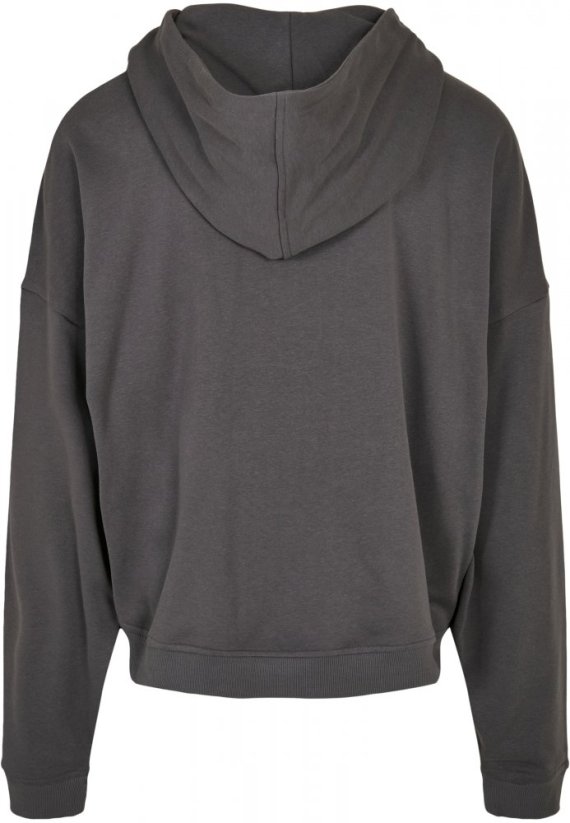 Pánska mikina Urban Classics Organic 90 Zip Hoody - darkshadow