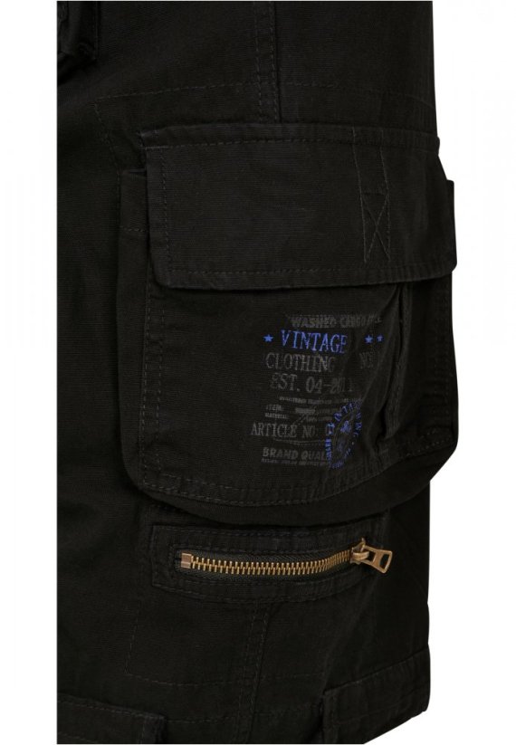 Kraťasy Brandit Savage Vintage Cargo Shorts - black