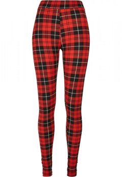 Ladies Soft AOP Leggings - redcheck