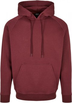Pánska mikina Urban Classics Blank - vínovo červená