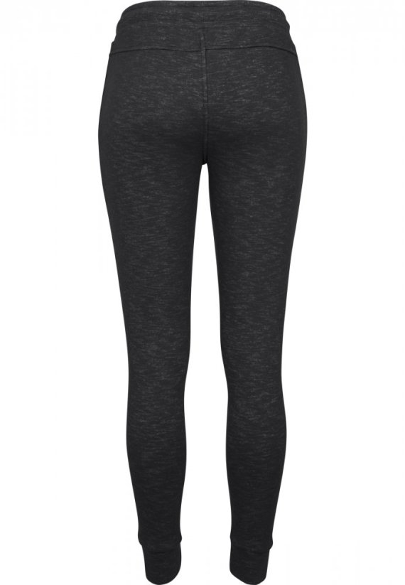 Dámske tepláky Urban Classics Ladies Space Dye Terry Jogpants - čierne