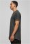 Long Shaped Turnup Tee - charcoal