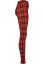 Ladies Soft AOP Leggings - redcheck