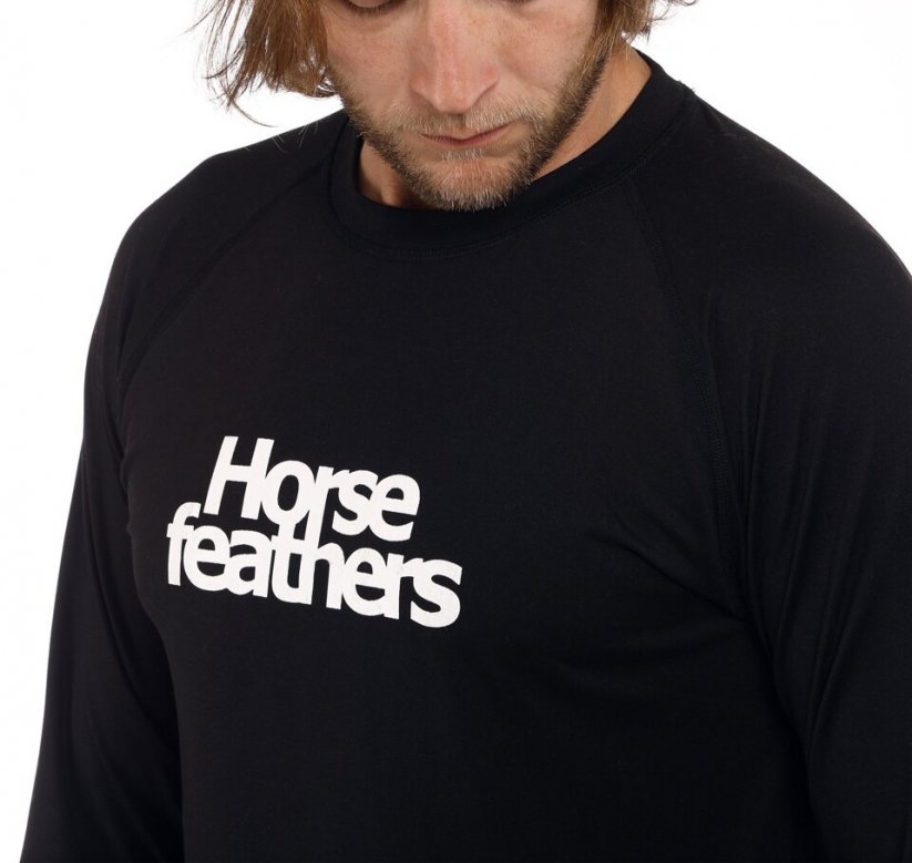 Męska koszulka termo Horsefeathers Riley - czarna