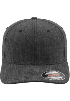 Fine Melange Flexfit - black