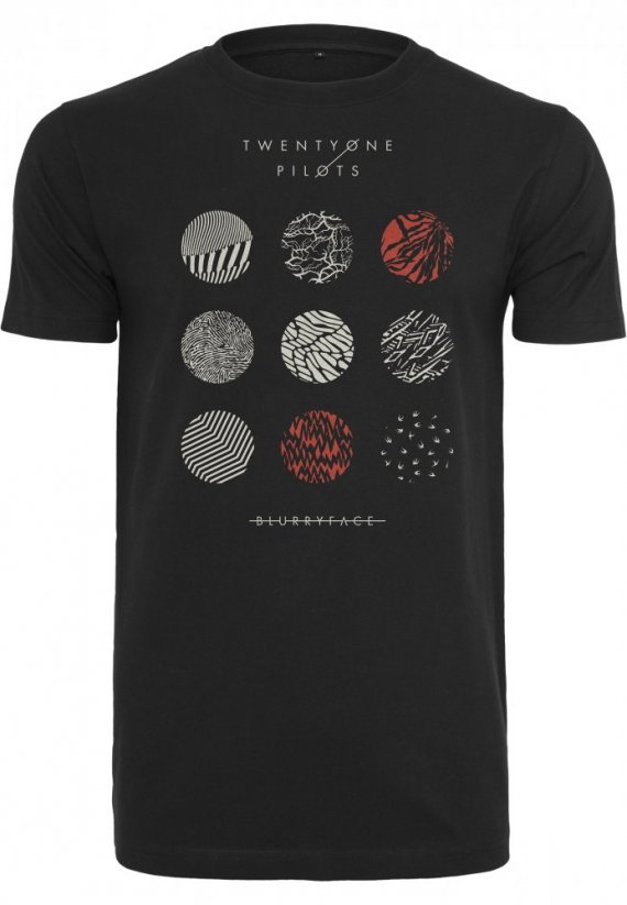 T-Shirt Urban Classics Twenty One Pilots Pattern Circles Tee
