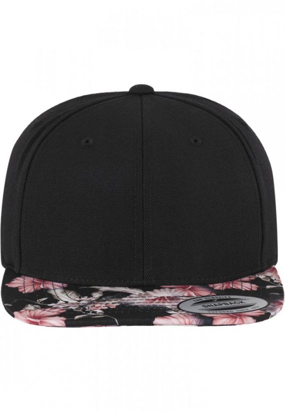 Czapka unisex Urban Classics Floral Snapback - kolorowa czapka