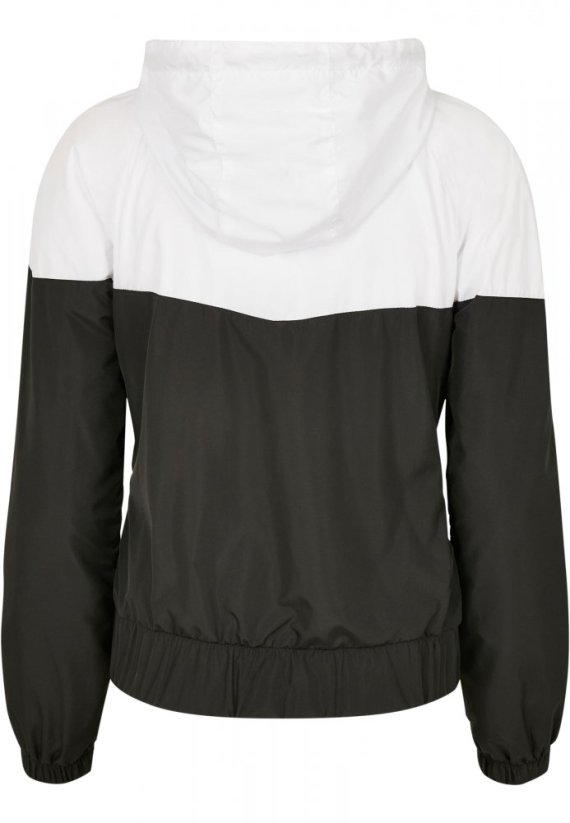Dámská jarní/podzimní bunda Urban Classics Ladies Arrow Windbreaker - bílá,černá