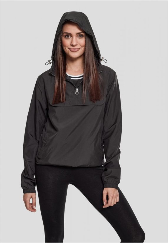 Dámská jarní/podzimní bunda Urtban Classics Ladies Basic Pullover - černá