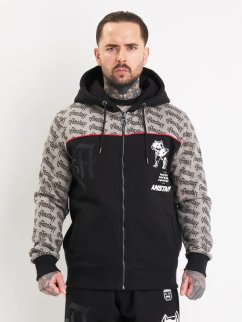 Amstaff Varek Ziphoodie Black Grey