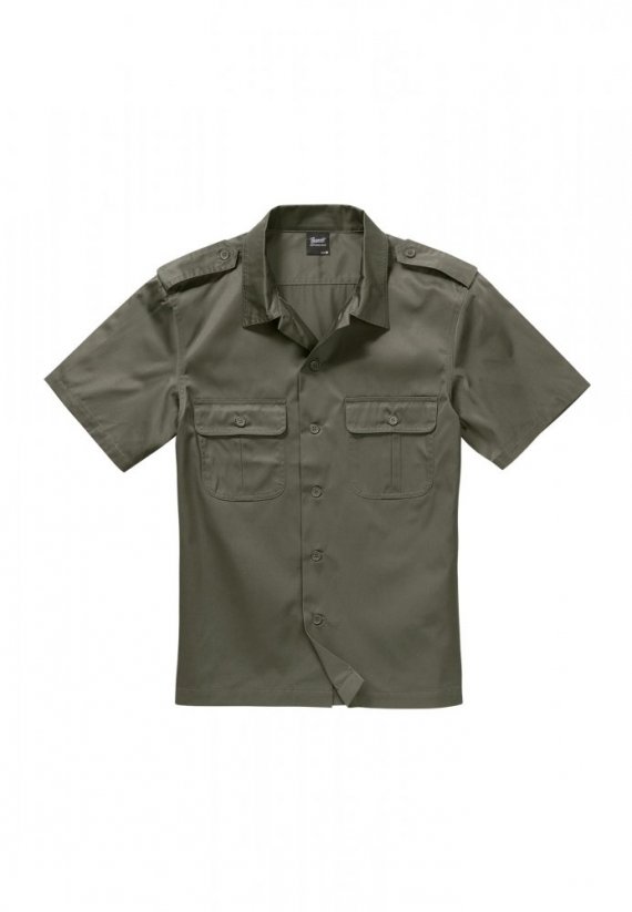 Pánská košile Brandit Short Sleeves US Shirt - olivová