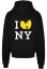 WU Tang Loves NY Heavy Oversize Hoody - black