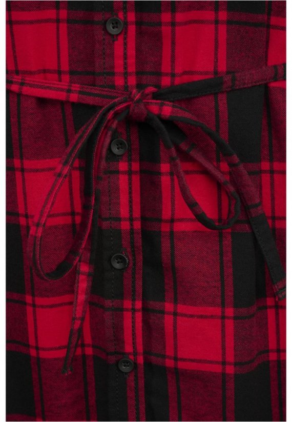 Ladies Sleeveless Longshirt Gracey - red/black