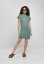 Šaty Urban Classics Ladies Ladies Organic Cotton Cut On Sleeve Tee Dress - paleleaf