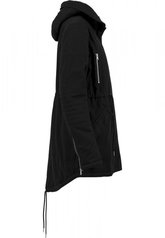 Bunda Urban Classics Ladies Sherpa Lined Cotton Parka - black