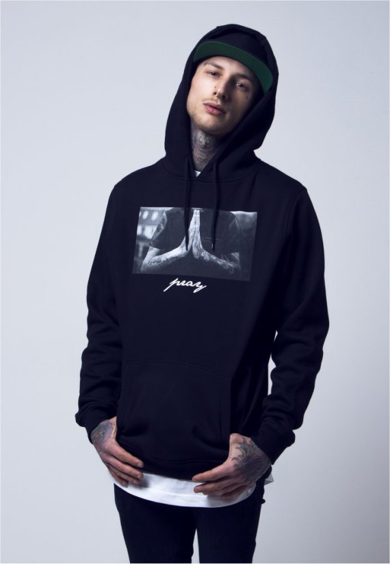 Černá pánská mikina Mister Tee Pray