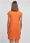 Ladies Turtle Extended Shoulder Dress - vintageorange