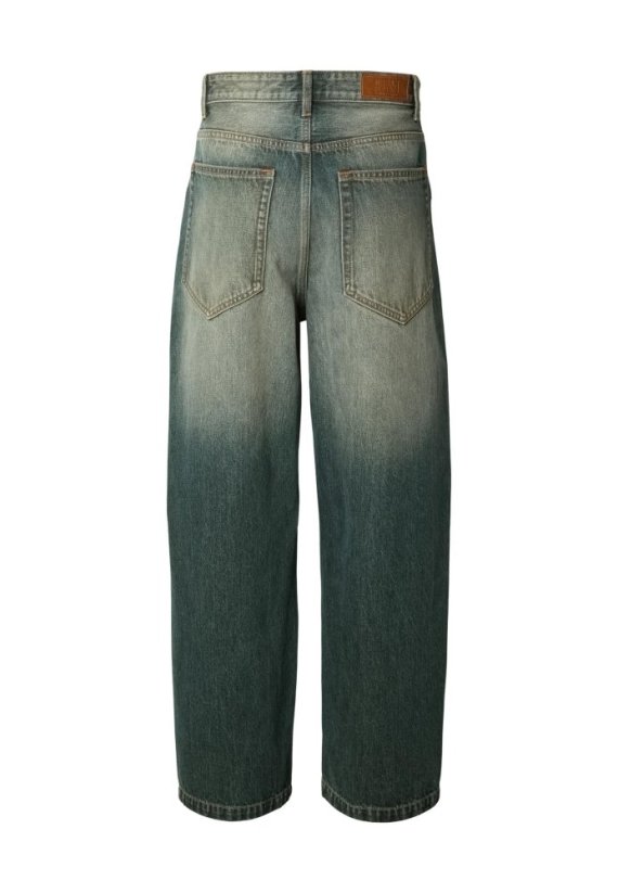 Super Baggy Jeans mid deep grey washed 32 - mid blue dirty washed