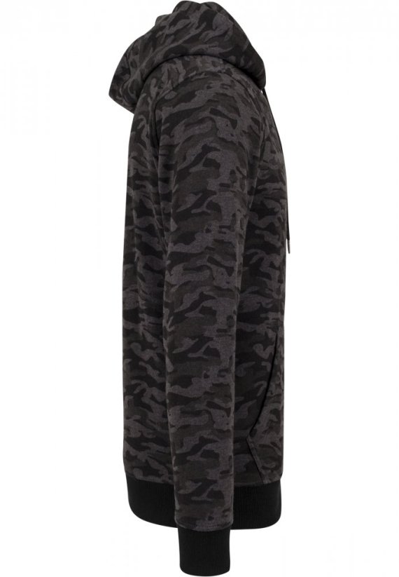 Mikina Urban Classics Sweat Camo Bomber Hoody - dark camouflage