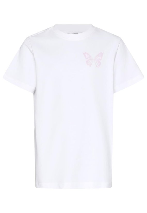 T-Shirt 3 Pack - kurzarm - New York & Los Angeles & Butterfly white+white+black 122/128