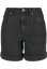 Ladies Organic Stretch Denim 5 Pocket Shorts - black washed