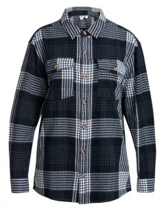 Dámska košeľa Roxy Let It Go Flannel kvj4 - čierna