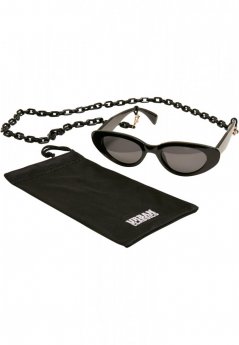 Sunglasses Puerto Rico With Chain - black