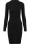 Šaty Ladies Rib Dress - black