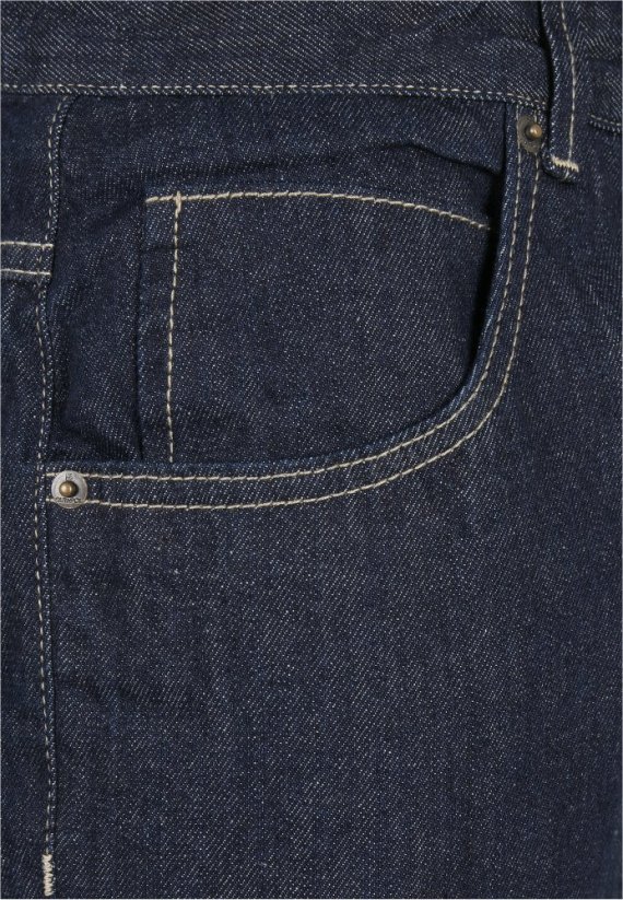Męskie dżinsy Southpole Embroidery - ciemnoniebieskie