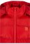 Męska pikowana kurtka zimowa Urban Classics Hooded Puffer - czerwona