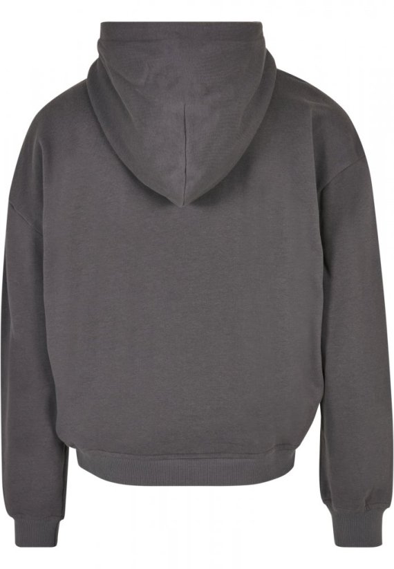 Šedá pánská mikina Urban Classics Boxy Zip