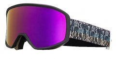 Snowboardové dámske okuliare Roxy Izzy - čierne, fialové