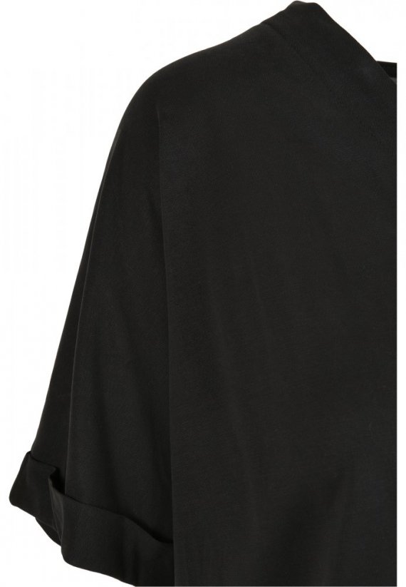 Ladies Short Modal Jumpsuit - black