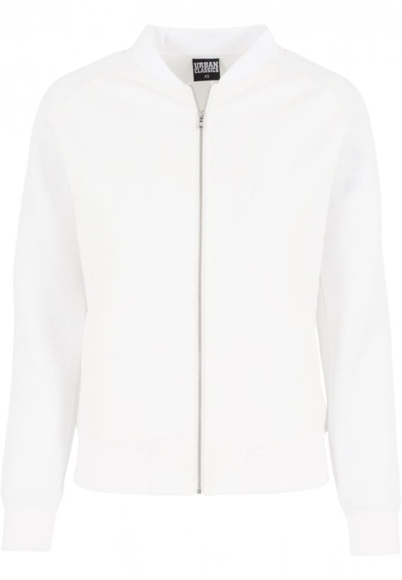 Ladies Scuba Raglan Mesh Jacket - offwhite