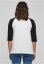 Černo/bílé dámské tričko Urban Classics Ladies 3/4 Contrast Raglan