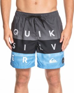 Pánské koupací šortky Quiksilver Word Block - modré