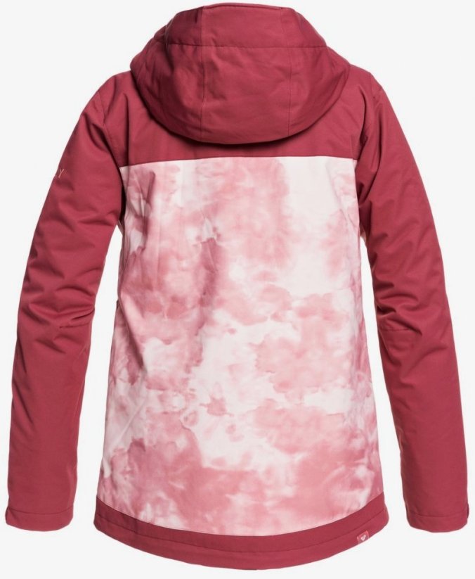Bunda Roxy Jetty Block silver pink tie dye