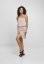 Ladies Viscose Short Bandeau Dress - duskrose
