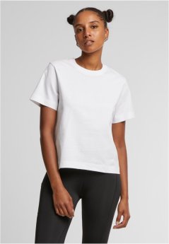 Ladies Essentials Boxy Tee  - white