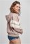 Bunda Urban Classics Ladies Crinkle Batwing Jacket - duskrose/whitesand