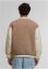 Teddy College Jacket darktaupe L - darktaupe
