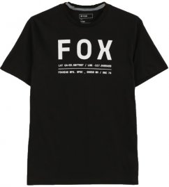 Čierne pánske tričko Fox Non Stop SS Tech