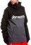 Černo/šedá pánská zimní snowboardová bunda Meatfly Slinger Premium