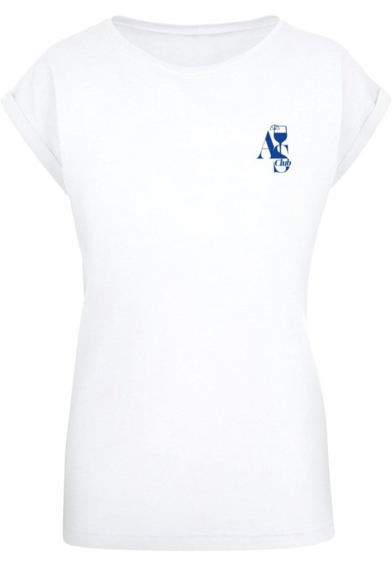 A S Club Ladies Extended Shoulder Tee - white - Rozmiar: M