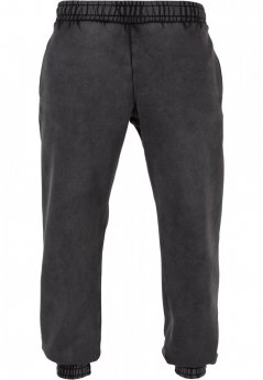 Męskie spodnie dresowe Urban Classics Heavy Sand Washed Sweatpants - czarne