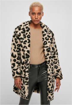 Ladies Oversized AOP Sherpa Coat